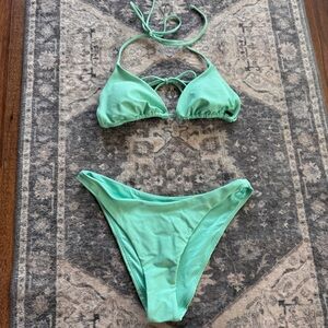 O’Neill Saltwater Solids Bikini Set XS Holiday Color NWOT